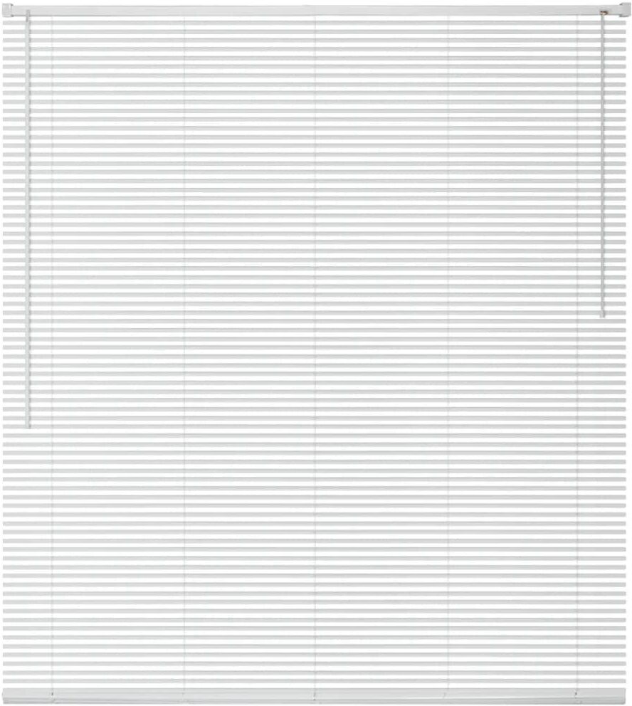 vidaXL persienne aluminium 100x220 cm hvid vidaXL persienne aluminium 100x220 cm hvid