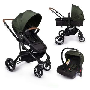 Little World 3-i-1 klapvogn City Walker Limited Edition armygrøn