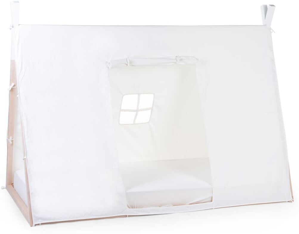 CHILDHOME tipiformet sengebaldakin 90x200 cm hvid CHILDHOME tipiformet sengebaldakin 90x200 cm hvid