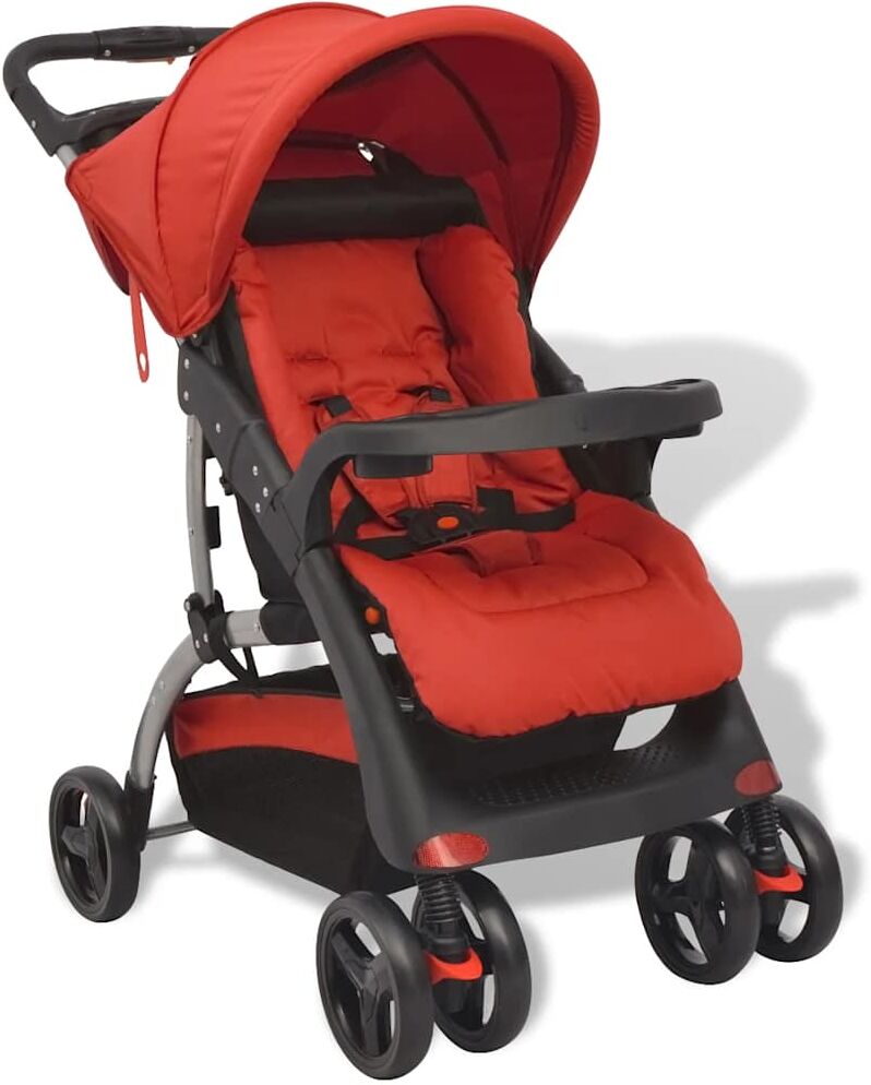 vidaXL rød klapvogn 102x52x100 cm vidaXL rød klapvogn 102x52x100 cm