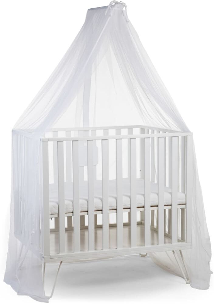 CHILDHOME baldakinholder med myggenet hvid CHILDHOME baldakinholder med myggenet hvid