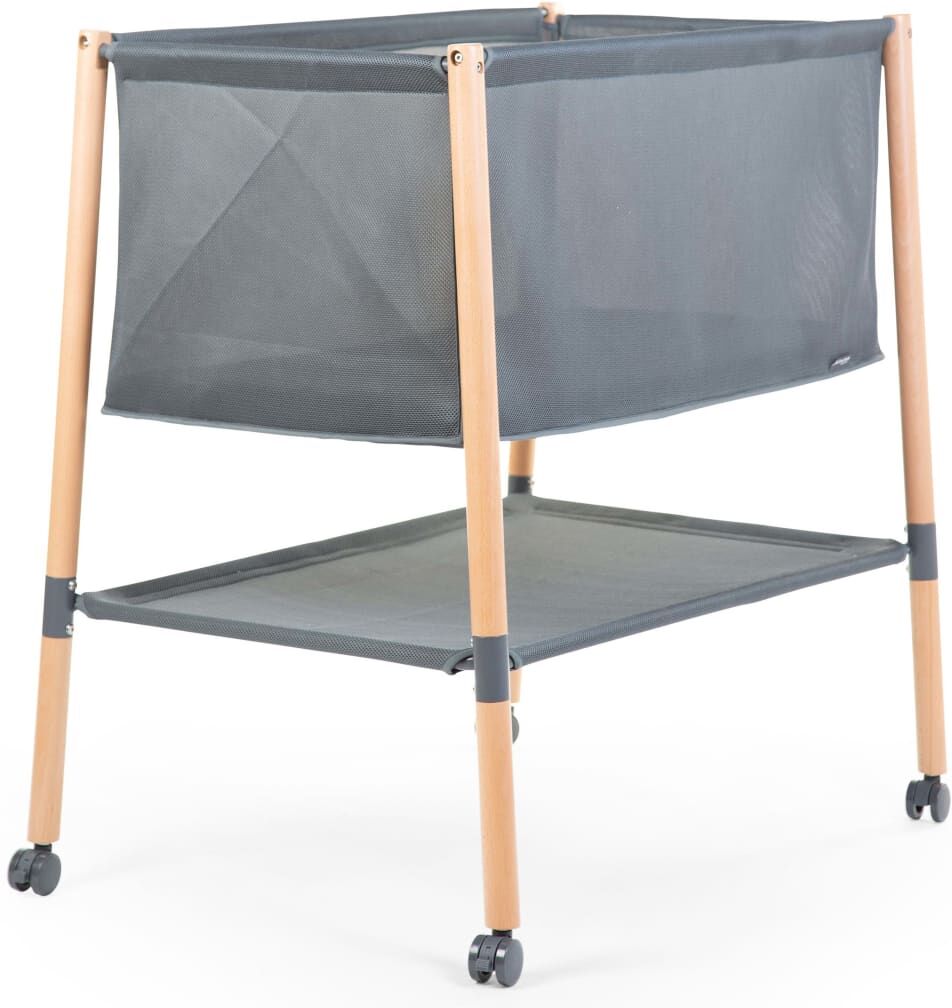 CHILDHOME vugge Evolux 90x50 cm naturfarvet og antracitgrå CHILDHOME vugge Evolux 90x50 cm naturfarvet og antracitgrå