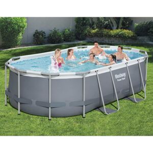 Bestway Power Steel fritstående pool 427x250x100 cm oval