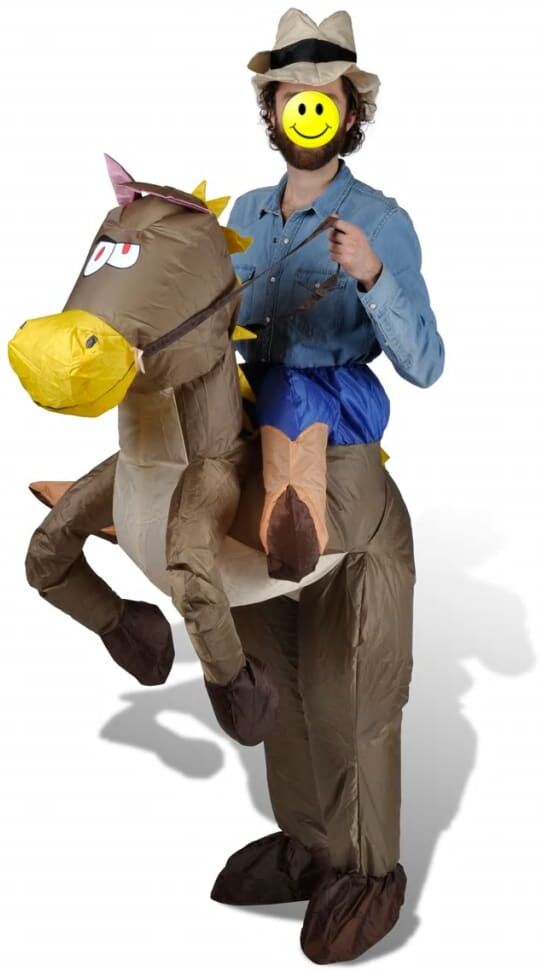 vidaXL Cowboy Utkledning Kostume Oppustelig Unisex vidaXL Cowboy Utkledning Kostume Oppustelig Unisex