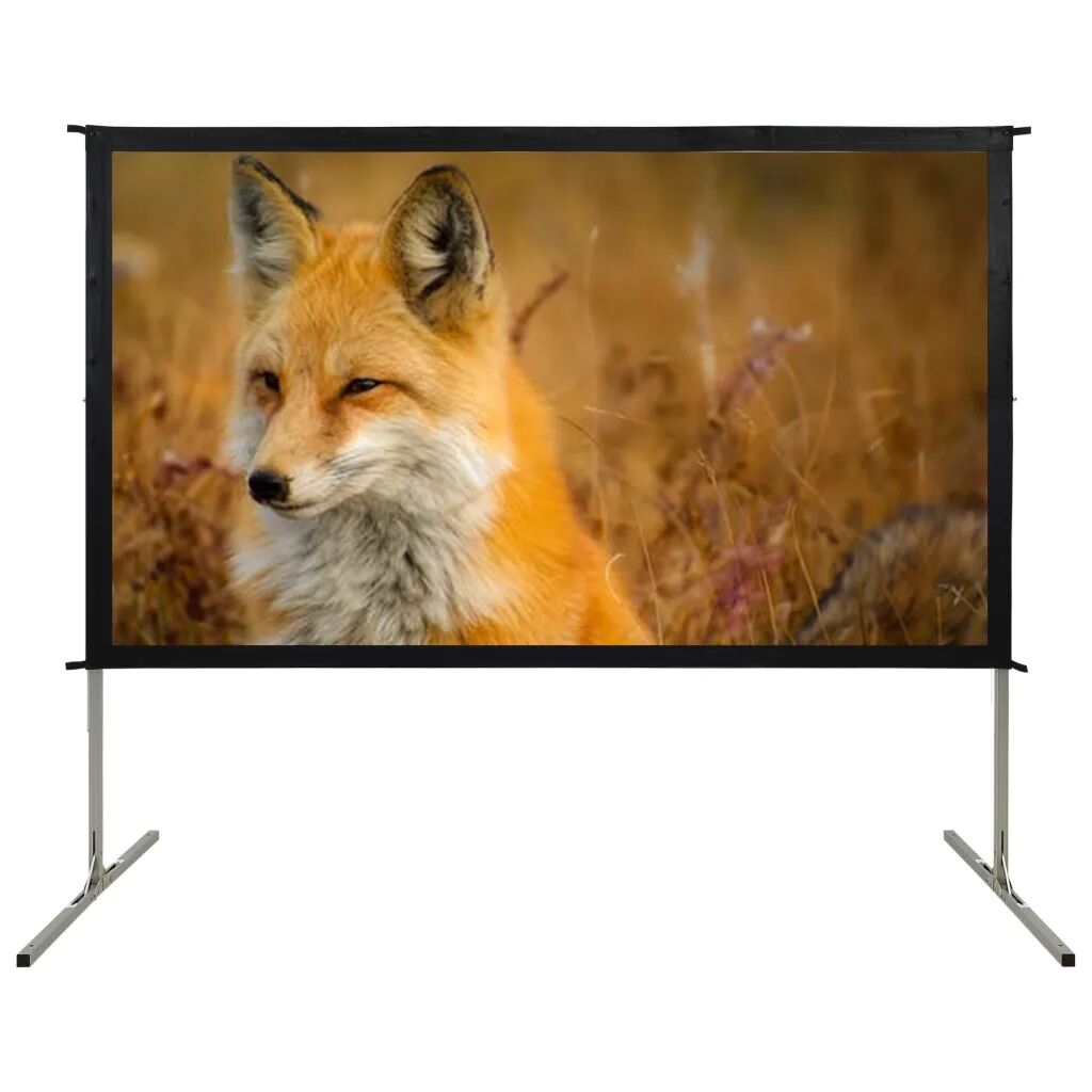 vidaXL sammenfoldeligt projektorlærred 90 vidaXL sammenfoldeligt projektorlærred 90