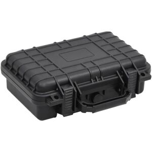 vidaXL transportabel flightcase 30x22x10 cm PP sort