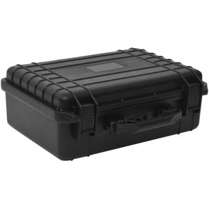 vidaXL transportabel flightcase 47x36x18 cm PP sort