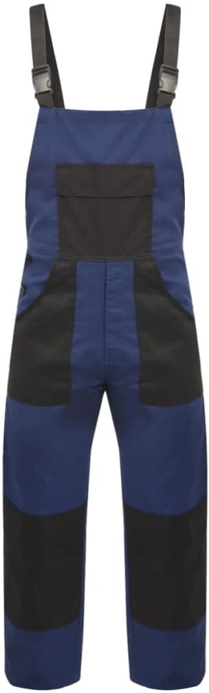 vidaXL Bib overalls til mænd str. XL blå vidaXL Bib overalls til mænd str. XL blå