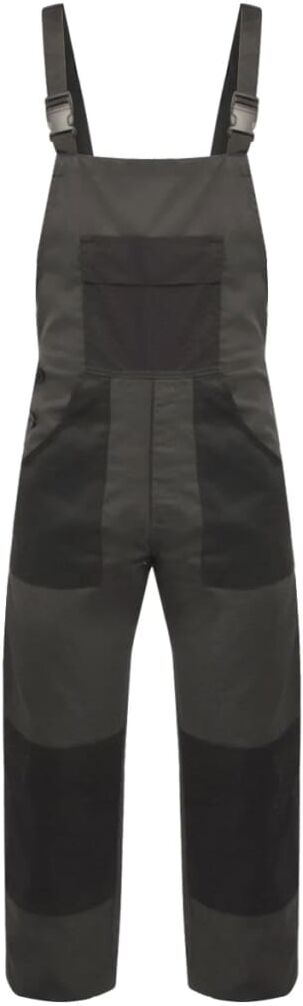 vidaXL bib overalls til mænd str. XXL grå vidaXL bib overalls til mænd str. XXL grå