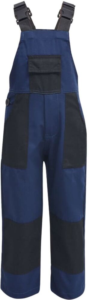 vidaXL Bib overalls til børn størrelse 146/152 blå vidaXL Bib overalls til børn størrelse 146/152 blå