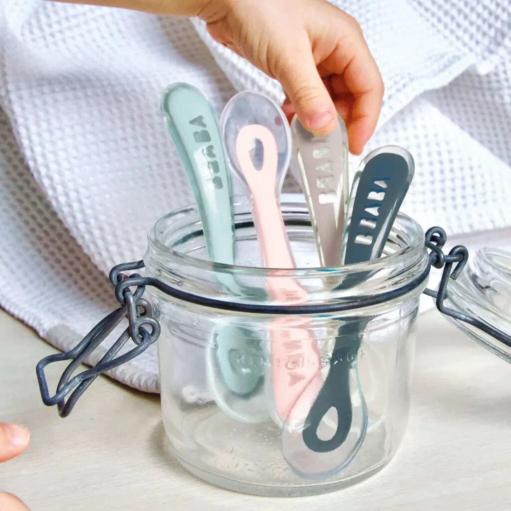 Beaba babyskeer 4 stk. Drizzle silikone Beaba babyskeer 4 stk. Drizzle silikone