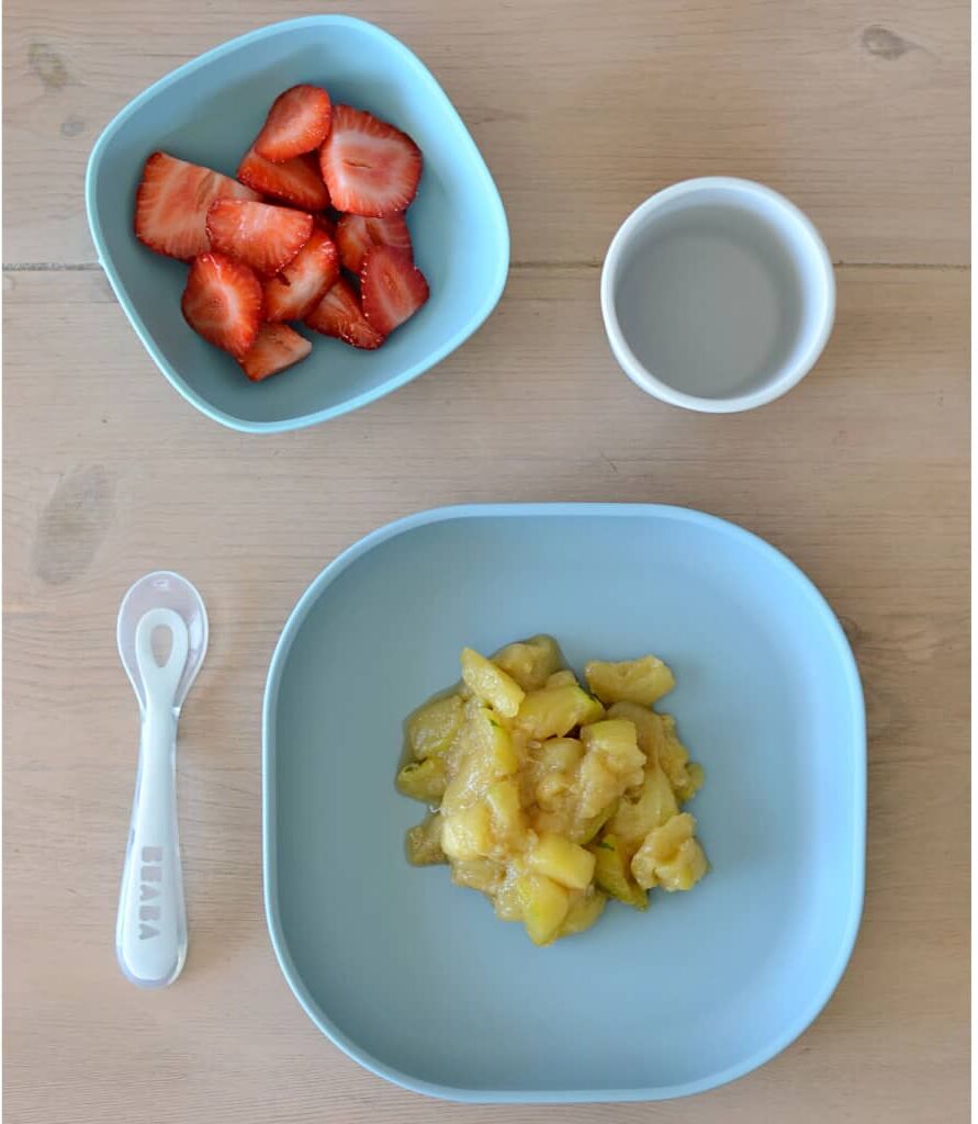 Beaba spisesæt i 4 dele Jungle silikone Beaba spisesæt i 4 dele Jungle silikone