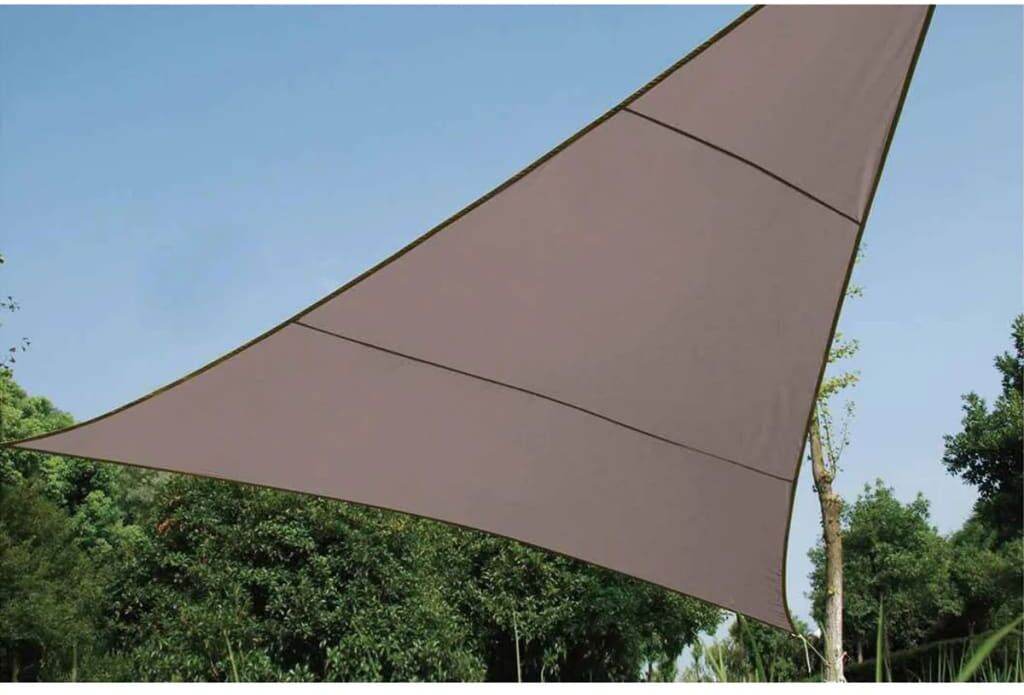 Perel trekantet solsejl 3,6 m muldvarpegrå GSS3360TA