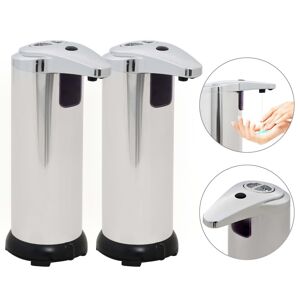 vidaXL automatisk sæbedispenser 2 stk. infrarød sensor 600 ml