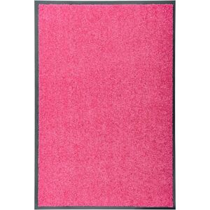 vidaXL vaskbar dørmåtte 60x90 cm pink