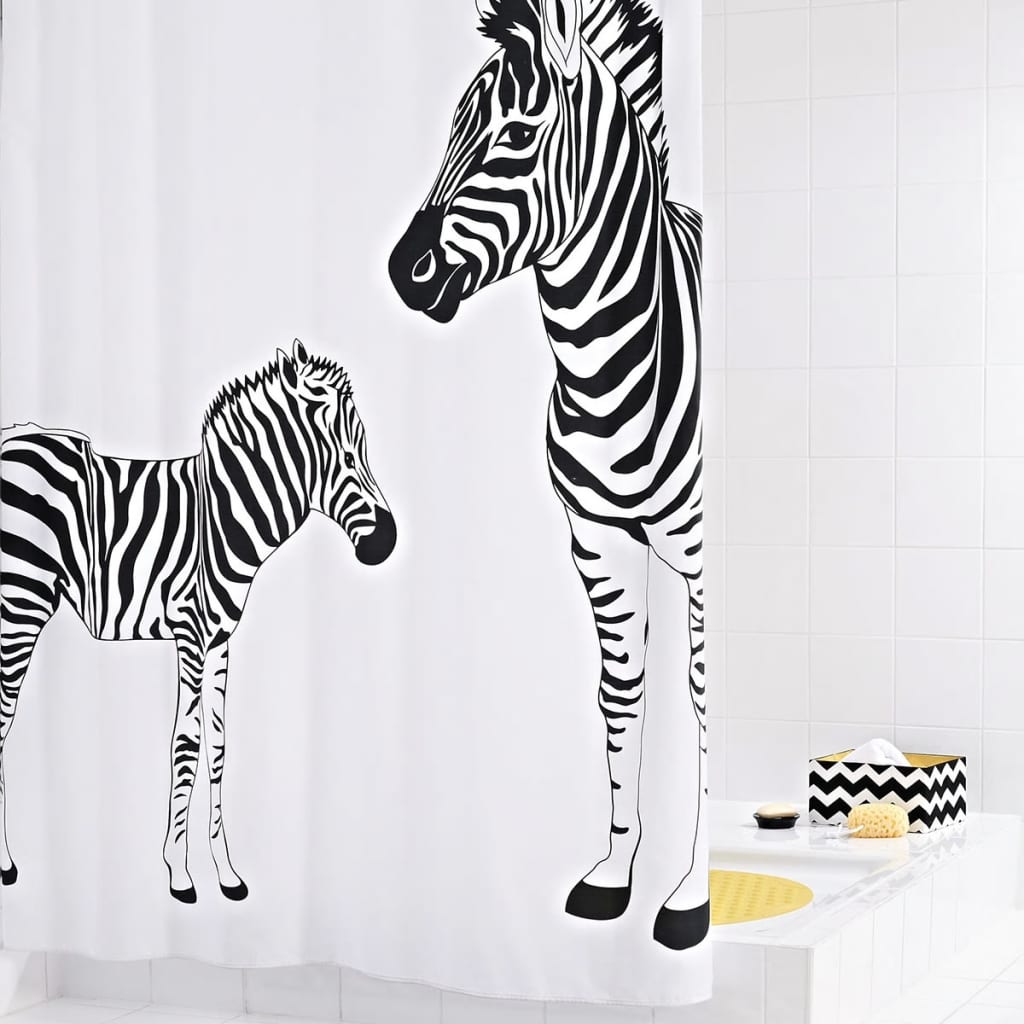 RIDDER badeforhæng Zebra 180 x 200 cm RIDDER badeforhæng Zebra 180 x 200 cm