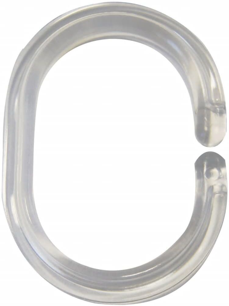RIDDER badeforhængsringe gennemsigtig 49300 RIDDER badeforhængsringe gennemsigtig 49300