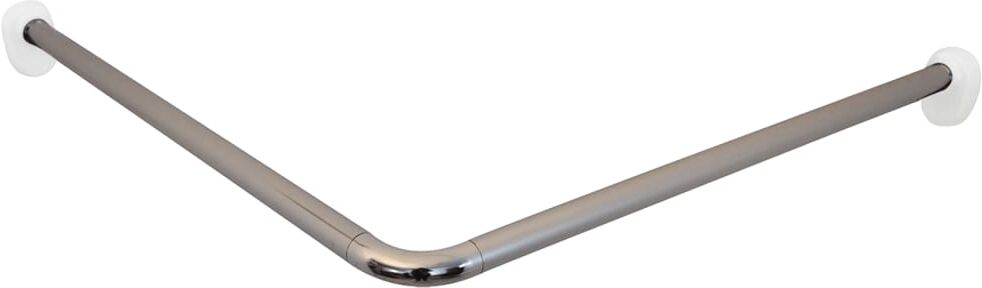 RIDDER badeforhængsstang hjørne krom 80 x 80 x 2,5 cm RIDDER badeforhængsstang hjørne krom 80 x 80 x 2,5 cm