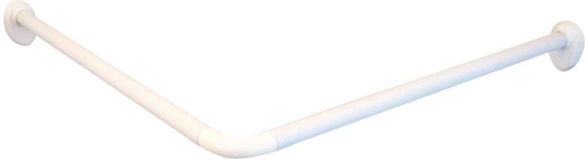 RIDDER badeforhængsstang hjørne hvid 90 x 90 x 2,5 cm RIDDER badeforhængsstang hjørne hvid 90 x 90 x 2,5 cm