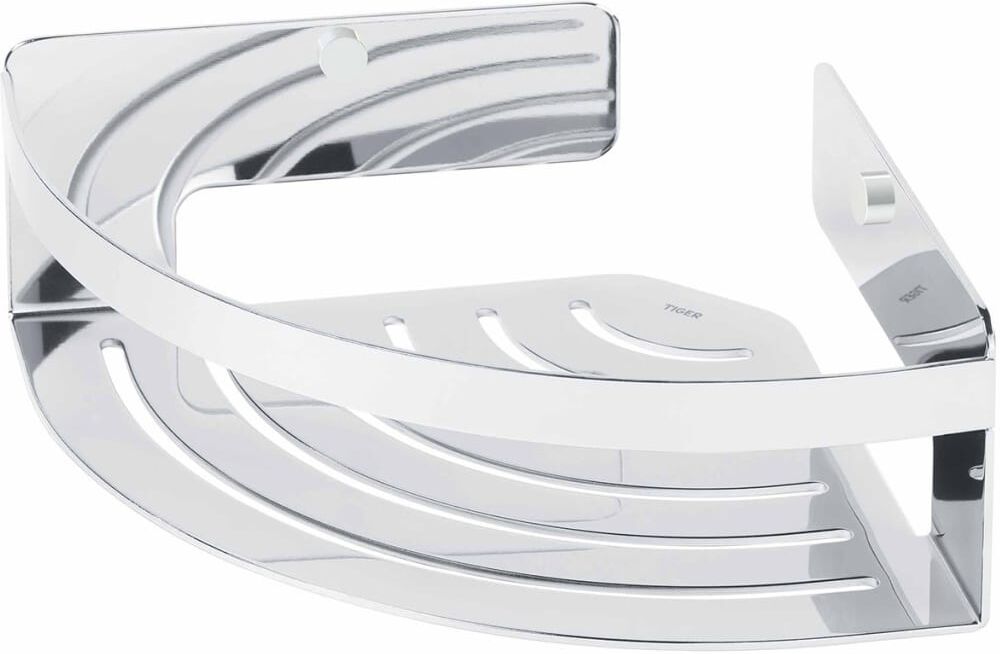 Tiger hjørnekurv til badeværelset Caddy krom 1400430346 Tiger hjørnekurv til badeværelset Caddy krom 1400430346