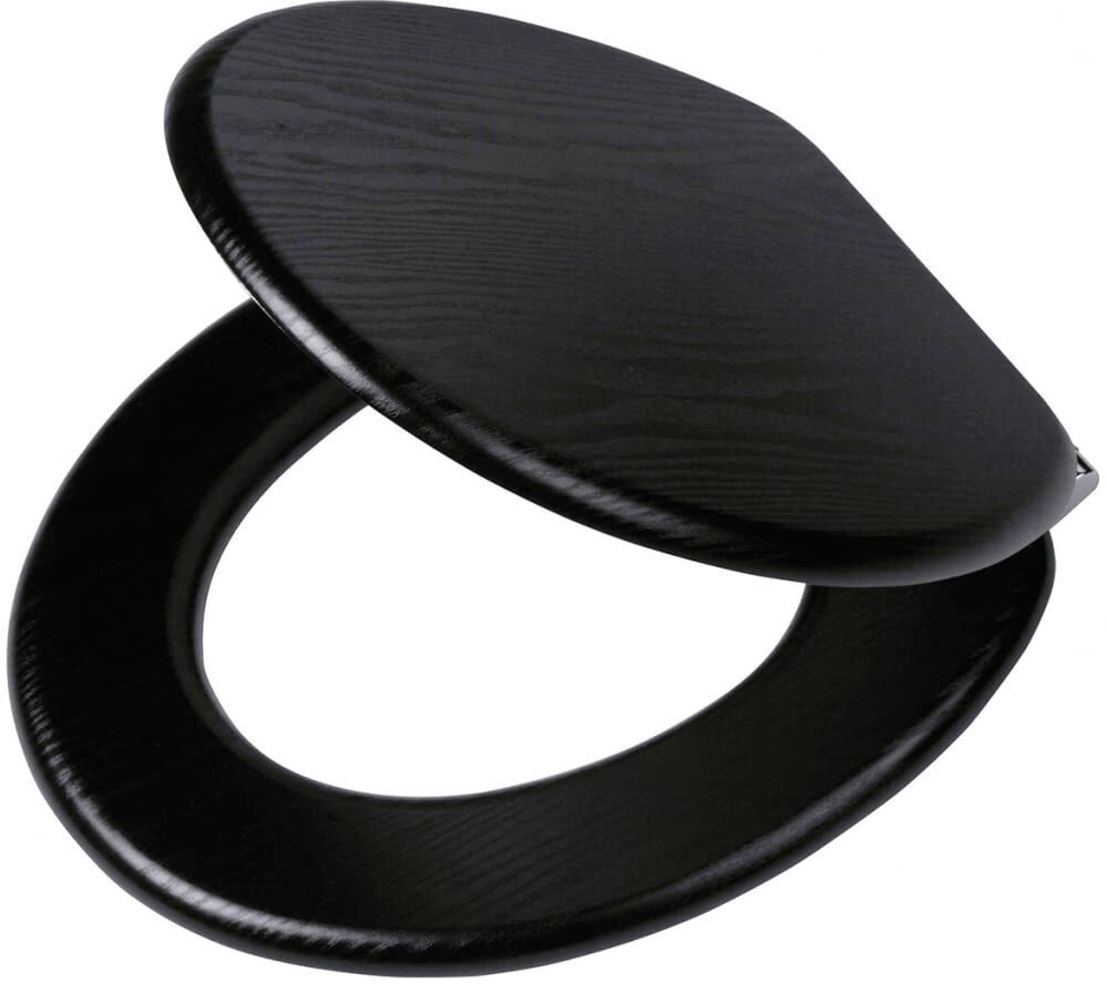 Tiger soft-close toiletsæde Blackwash MDF sort 252030746 Tiger soft-close toiletsæde Blackwash MDF sort 252030746