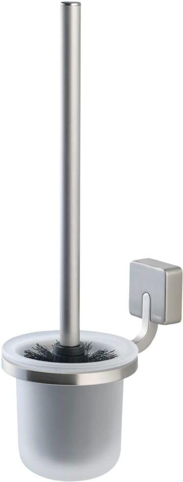 Tiger toiletbørste og holder Impuls sølv 11x15,3 cm 387530946 Tiger toiletbørste og holder Impuls sølv 11x15,3 cm 387530946