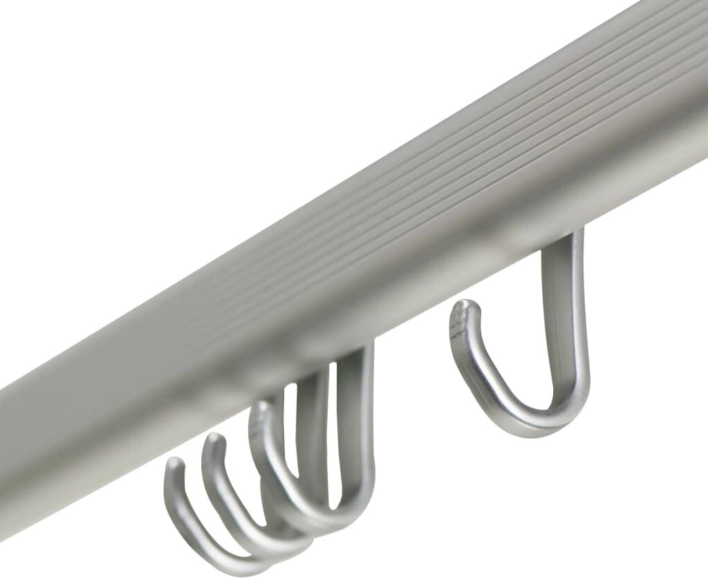 Sealskin badeforhængsstang Easy-Roll mat aluminium Sealskin badeforhængsstang Easy-Roll mat aluminium