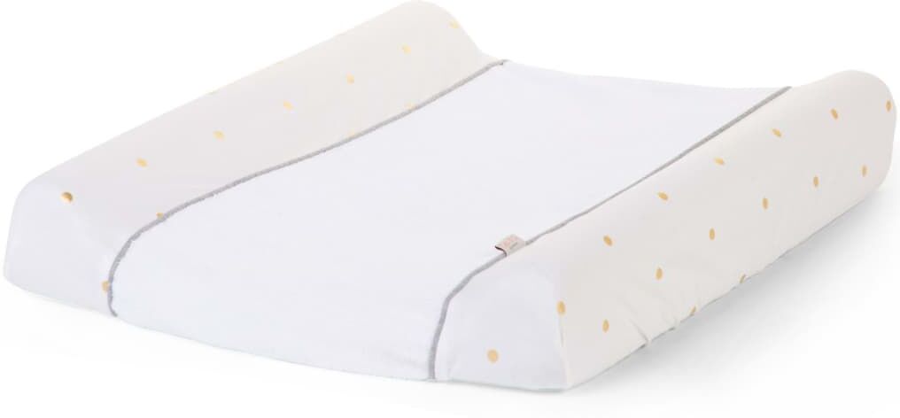 CHILDHOME puslepudebetræk m. bomuldsjersey & bomuldsfrotté guldprikker CHILDHOME puslepudebetræk m. bomuldsjersey & bomuldsfrotté guldprikker