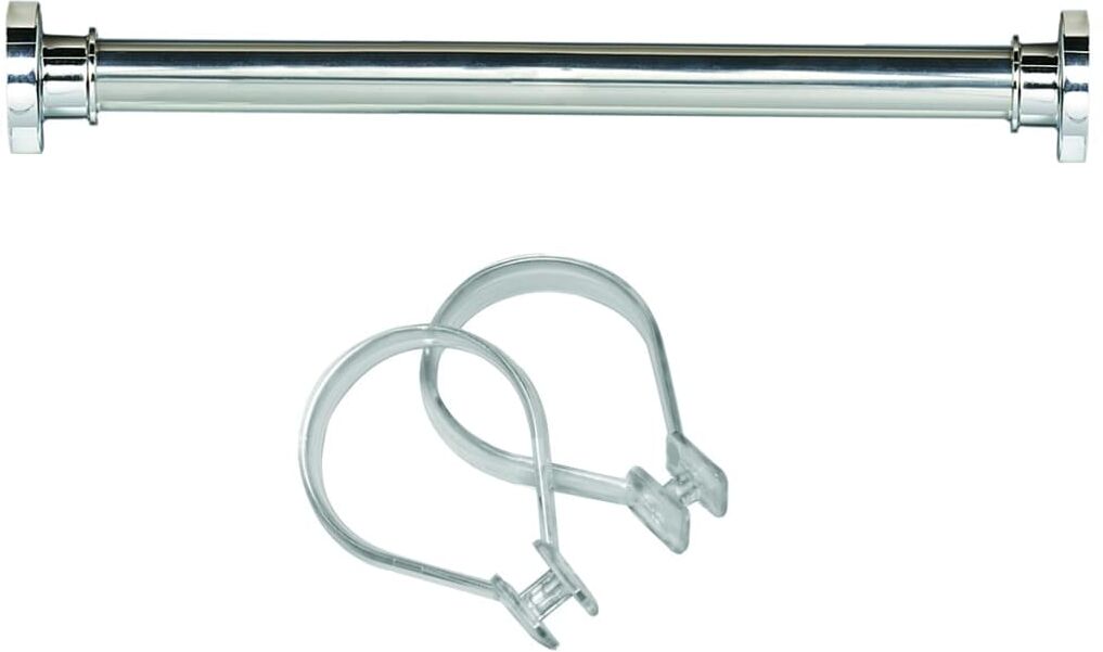 Sealskin stang til badeforhæng Seallux med 12 ringe, 125-220 cm, krom Sealskin stang til badeforhæng Seallux med 12 ringe, 125-220 cm, krom