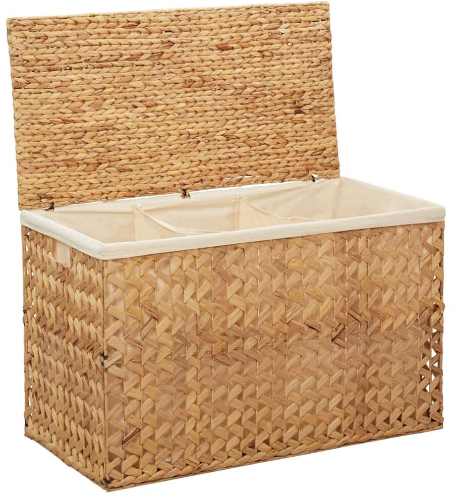 vidaXL vasketøjskurv 82 x 42,5 x 52,5 cm vandhyacint vidaXL vasketøjskurv 82 x 42,5 x 52,5 cm vandhyacint