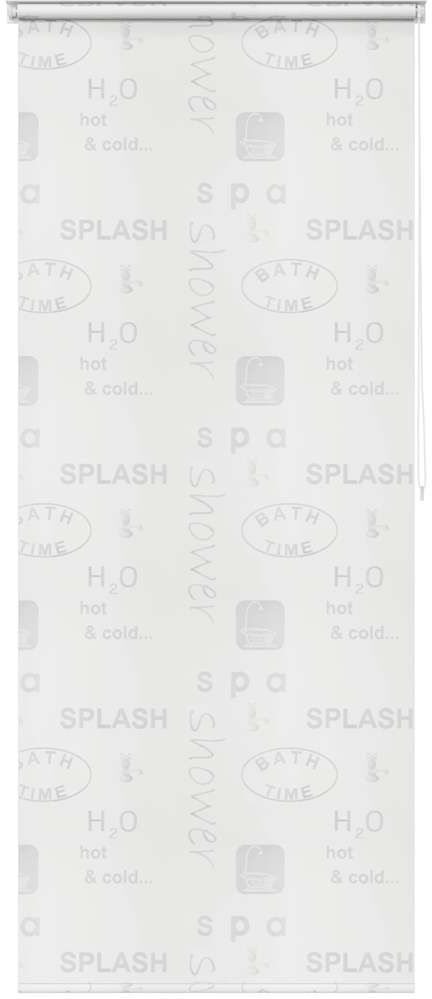 vidaXL rullegardin til brusekabine 120 x 240 cm splash-print vidaXL rullegardin til brusekabine 120 x 240 cm splash-print