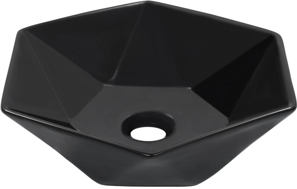 vidaXL håndvask 41 x 36,5 x 12 cm keramik sort vidaXL håndvask 41 x 36,5 x 12 cm keramik sort