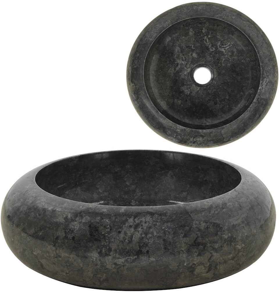 vidaXL håndvask 40 x 12 cm marmor sort vidaXL håndvask 40 x 12 cm marmor sort