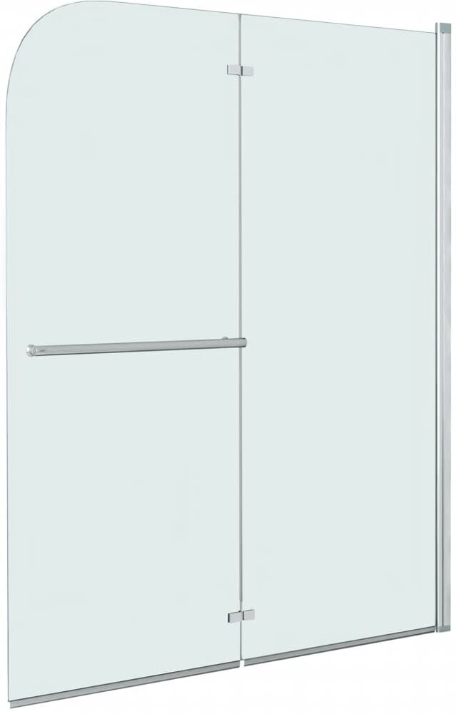 vidaXL foldbar brusekabine 2 paneler ESG 95x140 cm vidaXL foldbar brusekabine 2 paneler ESG 95x140 cm