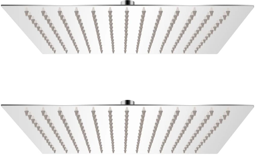 vidaXL brusehoved rainshower-funktion 2 stk. rustfrit stål 30 x 30 cm vidaXL brusehoved rainshower-funktion 2 stk. rustfrit stål 30 x 30 cm