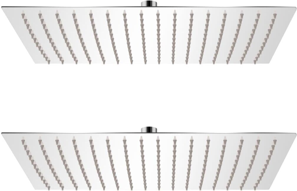 vidaXL bruserhoveder rainshower 2 stk. rustfrit stål 30 x 40 cm vidaXL bruserhoveder rainshower 2 stk. rustfrit stål 30 x 40 cm
