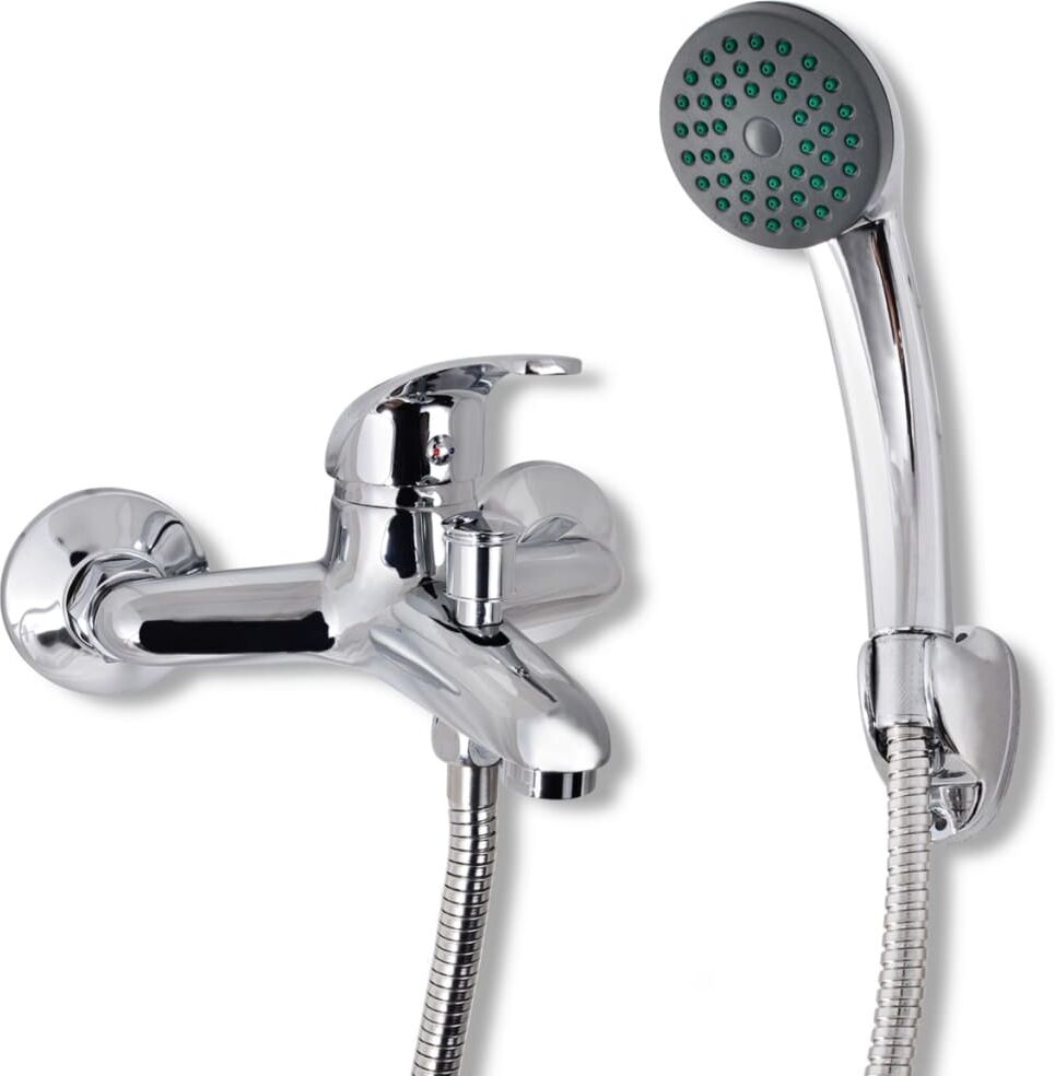 vidaXL blandingsbatteri til brusebad krom vidaXL blandingsbatteri til brusebad krom