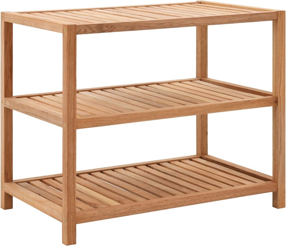 vidaXL badeværelseshylde massivt valnøddetræ 65 x 40 x 55 cm vidaXL badeværelseshylde massivt valnøddetræ 65 x 40 x 55 cm