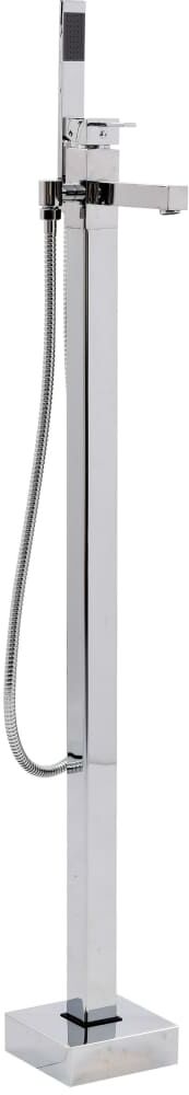 vidaXL fritstående badekarsarmatur 110 cm rustfrit stål vidaXL fritstående badekarsarmatur 110 cm rustfrit stål