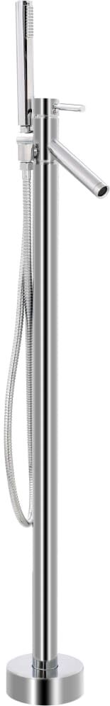 vidaXL fritstående badekarsarmatur 110 cm rustfrit stål vidaXL fritstående badekarsarmatur 110 cm rustfrit stål