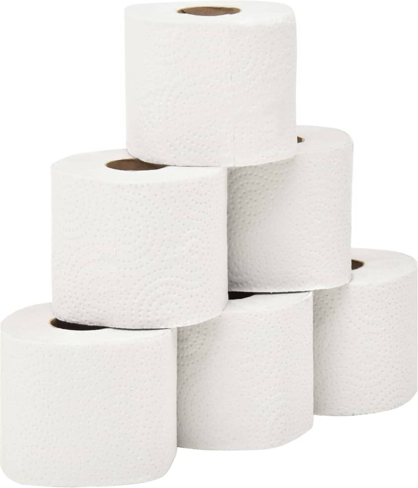 vidaXL 2-lags toiletpapir med præget mønster 128 ruller 250 ark vidaXL 2-lags toiletpapir med præget mønster 128 ruller 250 ark