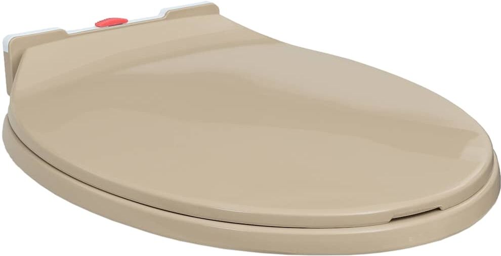 vidaXL soft close toiletsæde quick release oval beige vidaXL soft close toiletsæde quick release oval beige
