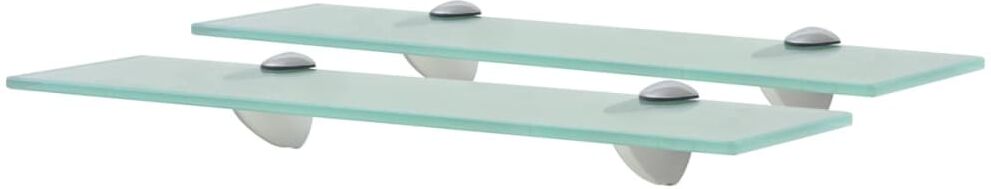 vidaXL svævehylder 2 stk. 40 x 10 cm 8 mm glas vidaXL svævehylder 2 stk. 40 x 10 cm 8 mm glas