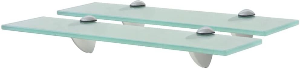 vidaXL svævehylder 2 stk. 40 x 20 cm 8 mm glas vidaXL svævehylder 2 stk. 40 x 20 cm 8 mm glas