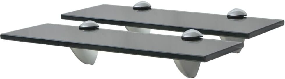 vidaXL svævehylder 2 stk. 30 x 20 cm 8 mm glas vidaXL svævehylder 2 stk. 30 x 20 cm 8 mm glas