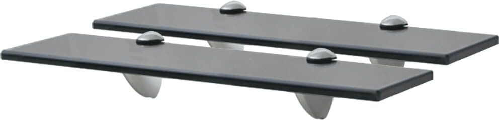 vidaXL svævehylder 2 stk. 40 x 20 cm 8 mm glas vidaXL svævehylder 2 stk. 40 x 20 cm 8 mm glas