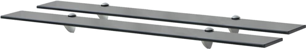 vidaXL svævehylde 2 stk. 90 x 20 cm 8 mm glas vidaXL svævehylde 2 stk. 90 x 20 cm 8 mm glas