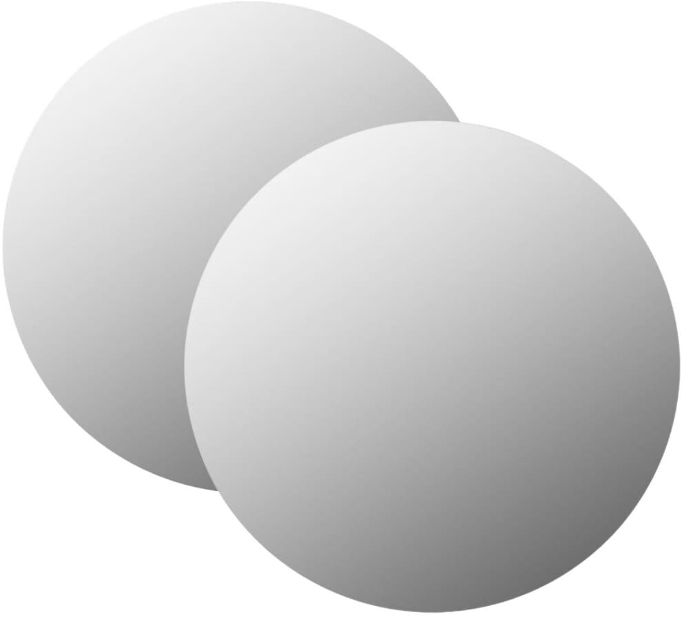 vidaXL vægspejle 2 stk. 70 cm rundt glas vidaXL vægspejle 2 stk. 70 cm rundt glas