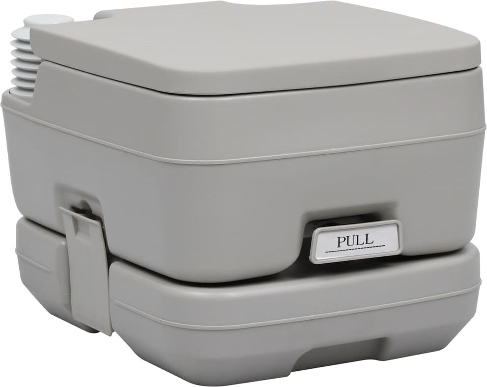 vidaXL transportabelt campingtoilet 10+10 l grå vidaXL transportabelt campingtoilet 10+10 l grå