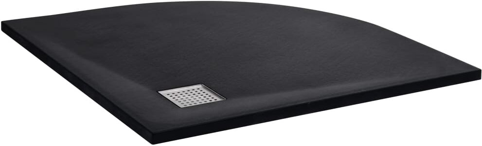 vidaXL brusebakke SMC 90x90 cm sort vidaXL brusebakke SMC 90x90 cm sort